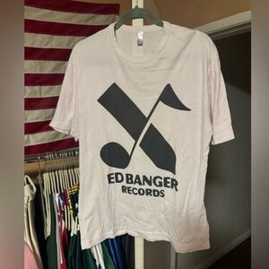 Ed Banger Records Vintage *Rare* White T-Shirt Size XL